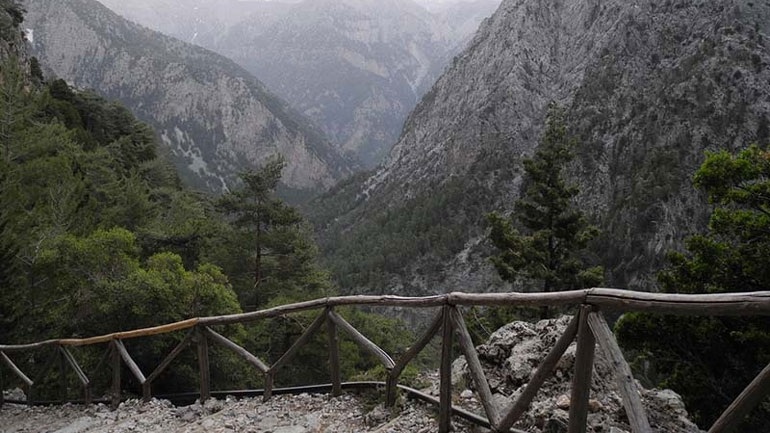 Χανιά: Κλειστό και σήμερα το φαράγγι της Σαμαριάς λόγω κακοκαιρίας